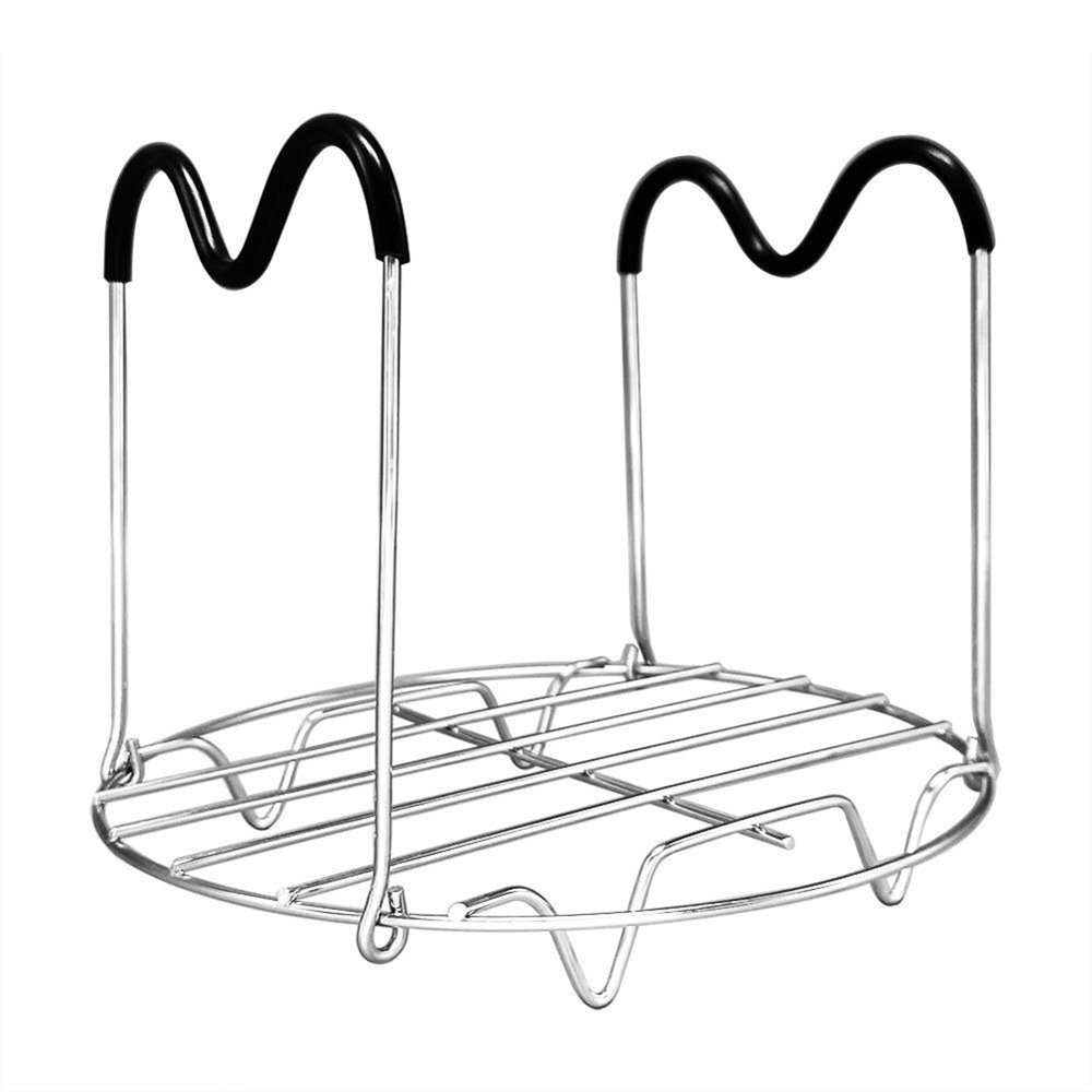 Pressure Cooker Steamer Rack Trivet with Thermal Insulation Handles
