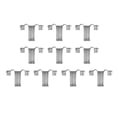 thumbnail image 2 of kurtrusly 10Pcs Solar Panel Drainage Clips Sturdy Water Guide 35mm Clamp Photovoltaic Panel Silver 35mm, 2 of 6