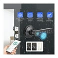 thumbnail image 2 of Smart Fingerprint Lock Password IC Card Handle Dead Bolt Home Wooden Metal Door Latch, 2 of 5