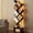 Black, variant on Casacomoda 6 Tier Tree Bookshelf, Bookcase with LED Lights, Display Floor Standing Storage Shelf, Book Organizer Shelves for Home Office, Living Room, Vintage