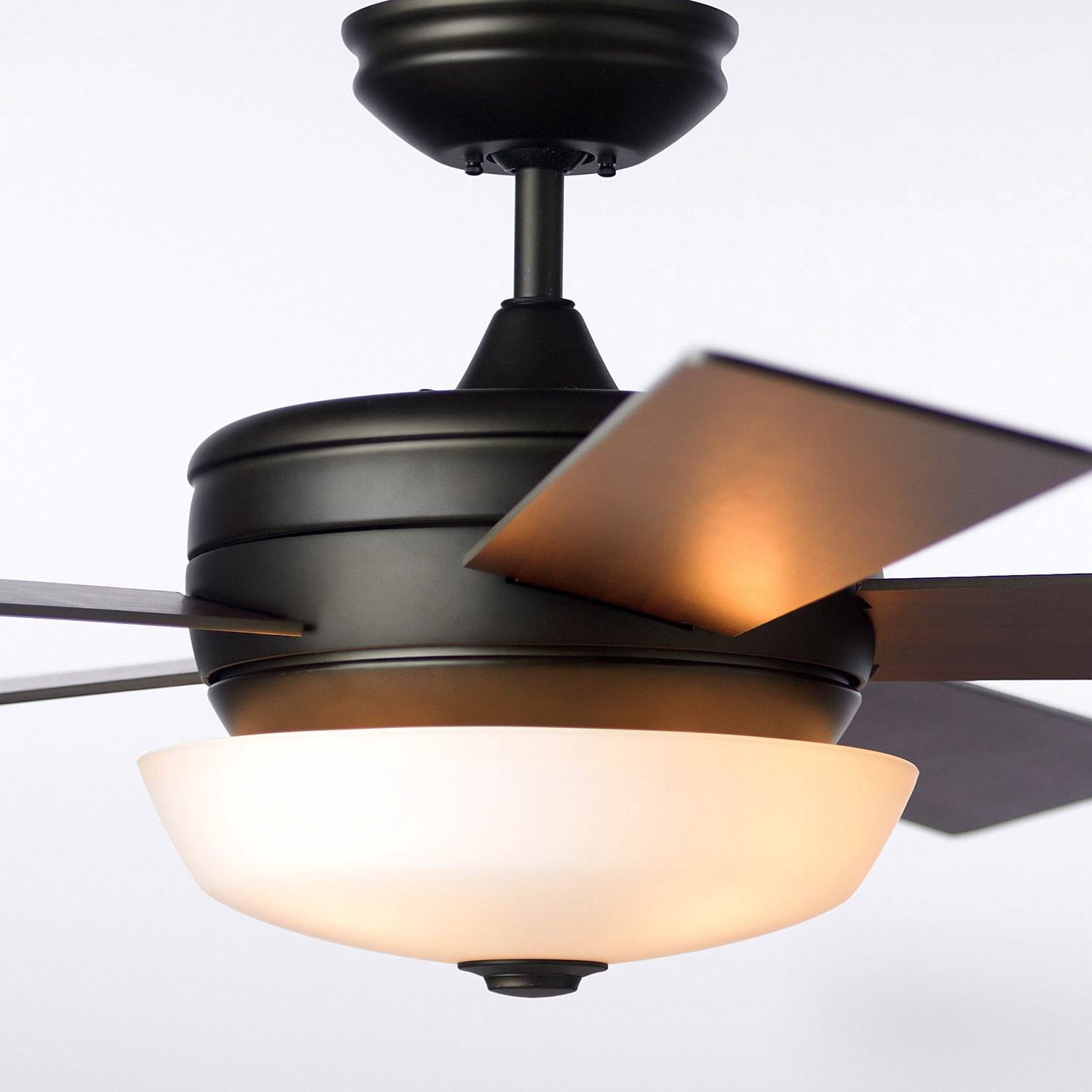 Emerson Cronley 54" Ceiling Fan with Light Fixture and Remote, Oil Rubbed Bronze