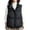 Black, variant on Rrxhxhs Vest for Women Solid Color Stand Collar Zip Up Padded Warm Casual Sleeveless Puffer Jacket with Side Pockets,Black,L