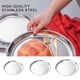 thumbnail image 3 of Monstrate de acero inoxidable para servir, fondo cepillado anticorrosivo, brillante, redondo, para hornear, pescado, restaurante, bandeja, vajilla Cocina y Comedor 29.8 cm Monstrate HA083317-02, 3 of 6