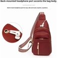 thumbnail image 3 of Women's Fashion Casual Solid Color Crossbody Bag, Solid Color Lightweight Crossbody Bag, Solids Colors Handbag, 3 of 9