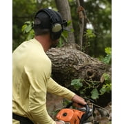 Swiss Tech Electronic Hearing Protection Earmuffs with Bluetooth, Rechargeable, NRR 25dB, Tonen