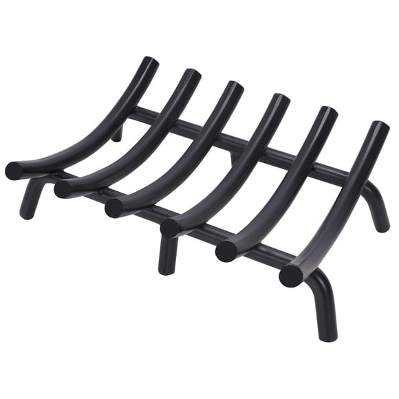 Rejilla para chimenea MYFIREPLACEDIRECT de acero macizo resistente de 43 cm