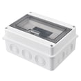 thumbnail image 1 of Caja eléctrica impermeable para exteriores IP65, 8 módulos, superficie de plástico ABS, caja de protección eléctrica impermeable para exteriores, gabinete de control, caja de conexiones, 1 of 5