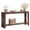 Dark Brown, variant on Fnova 63" Farmhouse Console Table, 2-Tier Wood Entryway Table with Storage Shelf, Narrow Sofa Table for Living Room, Hallway, Foyer