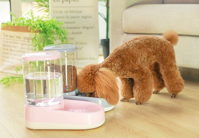Pet dog water dispenser cat automatic feeder dog feeding water cat drinking water flowing water unplugged kettle supplies