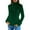 Green, variant on RYRJJ Womens Turtleneck Sweaters Cable Knit Long Sleeve Pullover Sweater Fall Winter Soft Chuncky Slim Jumper Tops(Brown,M)