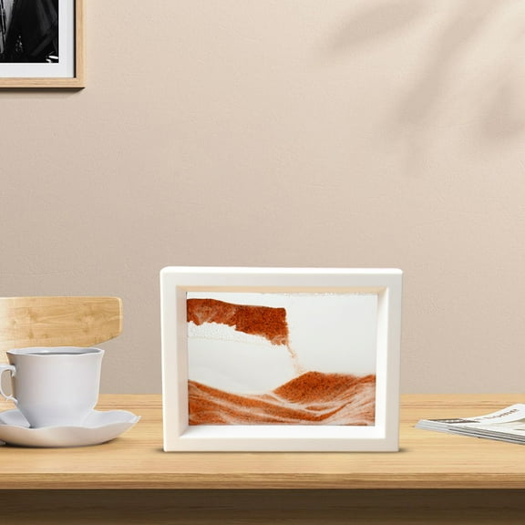 Vikakiooze 3D Moving Sand Art, 360掳 Rotating Hourglass Decoration, Creative Art Sand Art Liquid Motion Living Room Bedroom Desk Decoration (5ML), Sizzling Savings