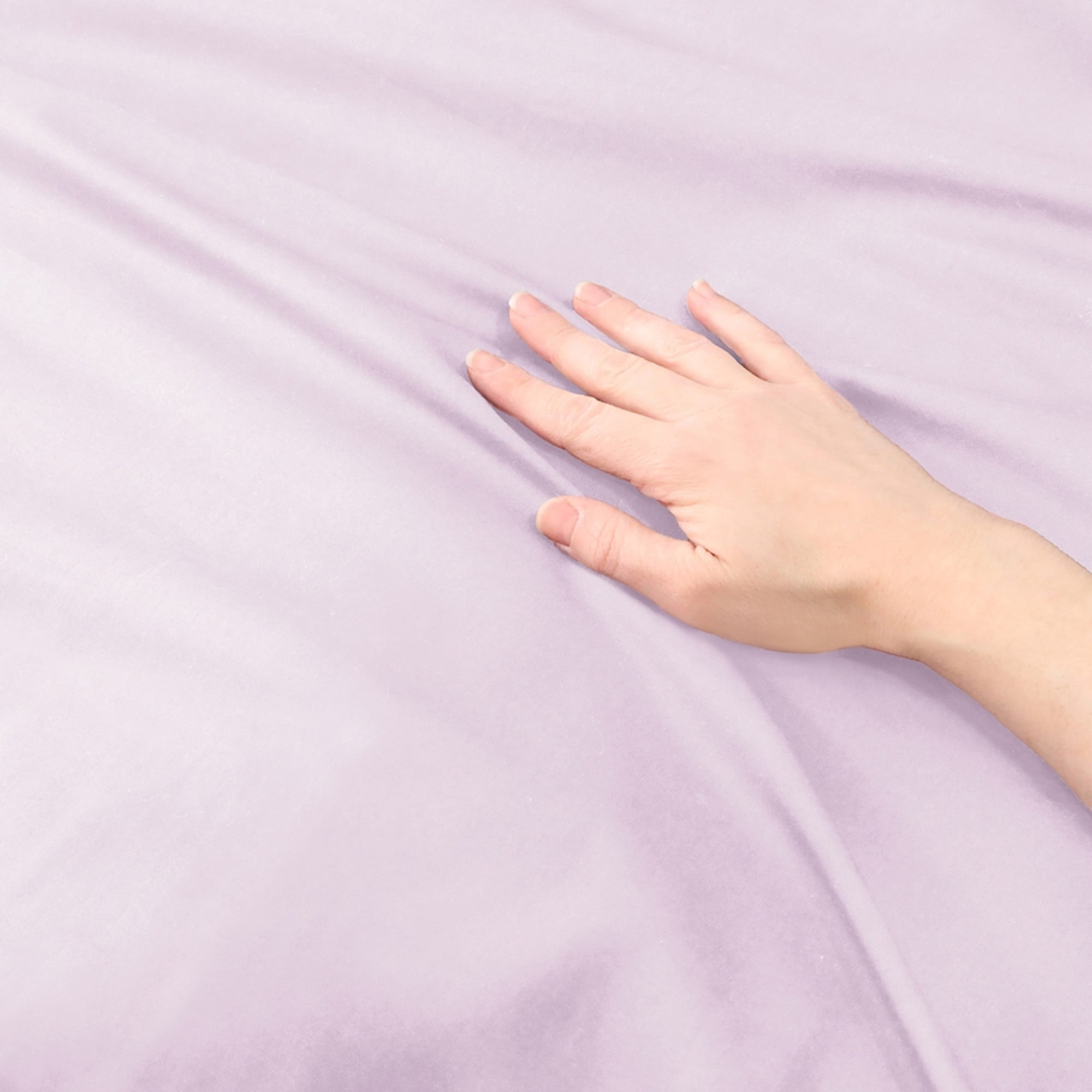 Superior Tierney Cotton Percale Duvet Cover Set, King/California King, Lilac