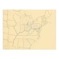 thumbnail image 7 of HISTORIX Vintage 1941 Underground Railroad Map of the United States - Vintage Underground Railroad Map of United States Wall Art Poster, 7 of 7