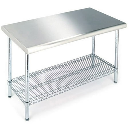 Hardwood Classics Vintage Tee - Seville Classics Commercial Stainless Steel Top Worktable, NSF Listed