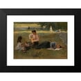 thumbnail image 2 of Isaac Israëls 24x18 Black Modern Framed Museum Art Print Titled - Picnic in the Bois De Boulogne, Paris, 2 of 5