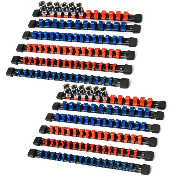 Organizador de enchufes Reniteco Drive ABS Tools, 12 piezas