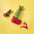 thumbnail image 4 of Cathery Christmas Stockings Candy Bag Christmas Stripe Dot Elf Legs Gift  Treat Bags Xmas Tree Decoration Accessories, 4 of 4