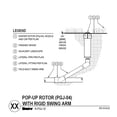 thumbnail image 3 of Hunter Industries RTL2001PGJ04 Hunter PGJ-04 Rotor, Black, 3 of 6