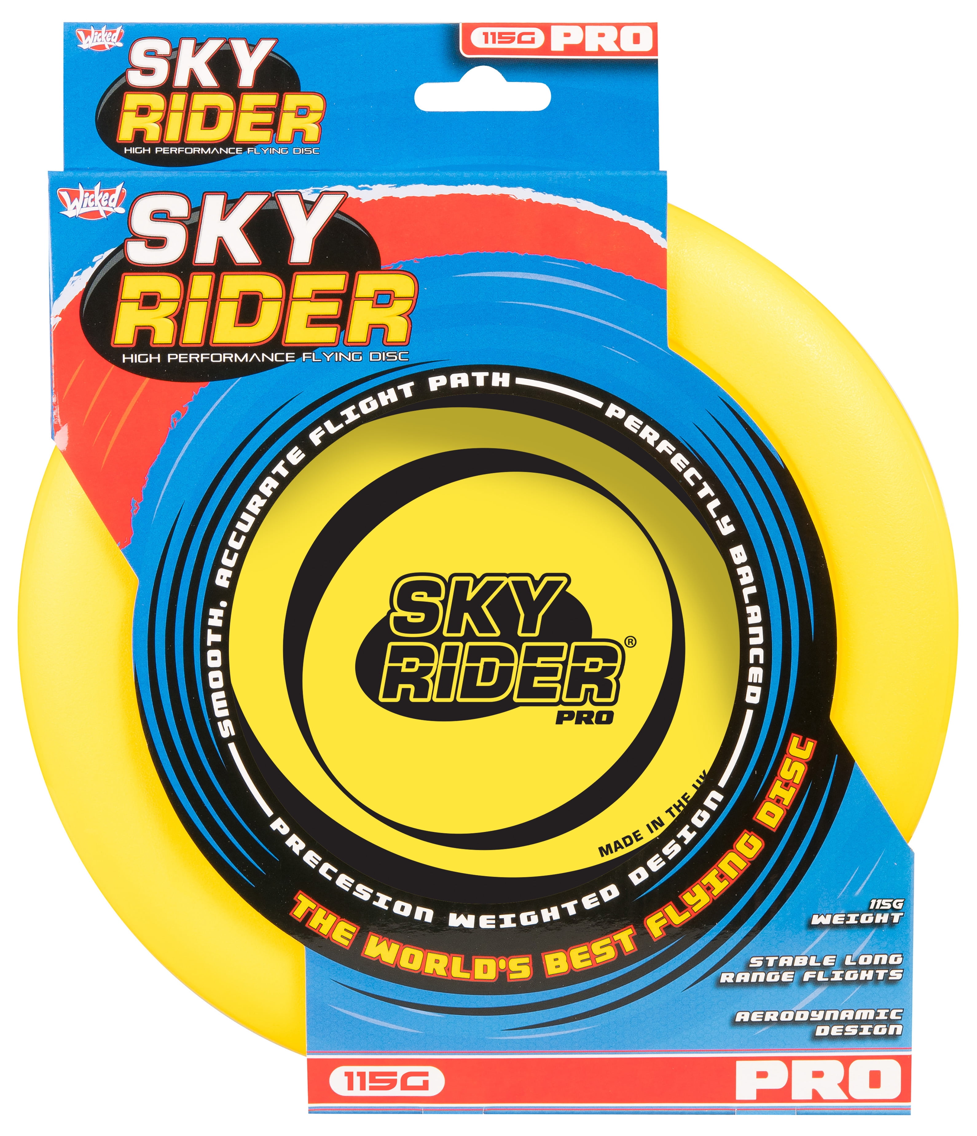 Wicked Skyrider Pro - High Performance Flying Disc.  125G Weighted