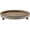 Warm Brown, variant on Wooden Tray Decor Small Beaded Coffee Table Black Round Decorative For Dining Room Entryway And Living