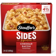 Stouffer’s Cheddar Bacon Potatoes, Family Size, Frozen Bacon Cheesy Potatoes, Diced Potatoes 24 oz
