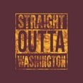 thumbnail image 3 of UGP Campus Apparel Straight Outta Washington T-Shirt - Large - Maroon, 3 of 6