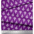 thumbnail image 3 of Soimoi Moss Georgette Fabric Floral Block Printed Craft Fabric by The Yard 42 Inch Wide, 3 of 3