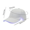 thumbnail image 2 of Eoozwa LED Hat Light Up Baseball Cap Flash Glow Party Hat Rave Accessories for Festival Club Stage Hip-hop Performance for Men Women, 2 of 6