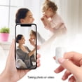 thumbnail image 3 of TikTok Télécommande Bluetooth Sans Fil pour Pages pour Application de Téléphone IOSAndroid avec Étui de Chargement Mini, Anneau de Défilement TikTok, Bouton de Selfie à Distance pour Obturateur de Caméra, 3 of 8