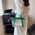 thumbnail image 1 of Bolso de mano simple de moda de PVC de gran capacidad para mujer (verde) Likrtyny Para Estrenar, 1 of 5