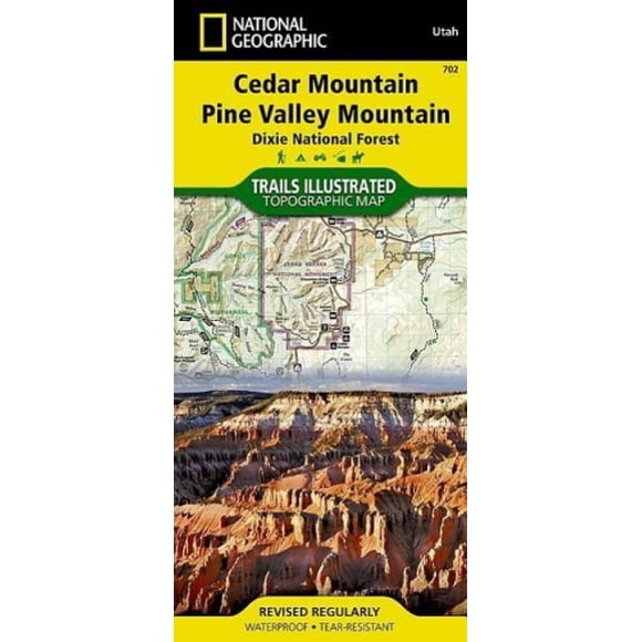 Cedar Mtn/Pine Valley Mtn Dixie National Forest, Utah: Outdoor Recreation Map