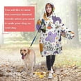 thumbnail image 4 of Wearable Oversized Blanket,Halloween Cute Trick or Treat Characters Wearable Blanket Hoodie for Adults,Cozy Hooded Blankets with Super Pockets,Super Warm Fuzzy Pullover for Women & Men, 4 of 6