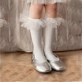 thumbnail image 4 of Kids Sock Girls Ruffle Socks Toddler Double Lace Frilly Dress Socks with Ruffles for and Everyday Wear, 4 of 4