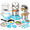 Blue, variant on 22Pcs Kids Kitchen Toy Accessories, Food-Grade Stainless Steel Kids Cooking Sets with Knife & Tools, Real Food Making Beginner Educational Toys