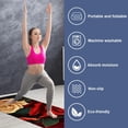 thumbnail image 2 of Rose Hot Yoga Towel with Storage Bag, 72.8"x26.8", Suitable for Yoga, Pilates, Fitness, Gym Towels, 2 of 6