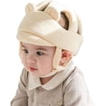 thumbnail image 1 of AGUARD Protector orgánico para la cabeza del bebé - Casco de algodón certificado GOTS para gatear y caminar bebés y niños pequeños (oso (renovación)), 1 of 5