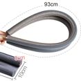 thumbnail image 2 of Tira de sellado para puerta para burletes Kerf Marrón, "Q" Sello de puerta resistente para burletes para aislamiento de puertas aplicado al marco de puerta Kerf, ideal para varias puertas con ranura Fokelyi CPB-DE-WX53-1, 2 of 6