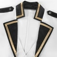 thumbnail image 5 of Fgnfyis Jackets for Men Tuxedo Gentleman Tailcoat Gothic Trench Frock Outfit Coat Performance Winter Coats for Men White XL, 5 of 8