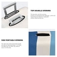 thumbnail image 6 of Multi-Size Suitcase Protective Cover Full Range Double Stitching Invisible Zipper For Travel Business Light Blue Stripe_1 Small, 6 of 8