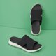 thumbnail image 1 of Mujeres Toboganes Senanal Sandalias Non Slip gruesas Cuschion Sporters cómodas zapatillas deportivas sandalias de malla casual para interiores al aire libre, 1 of 9