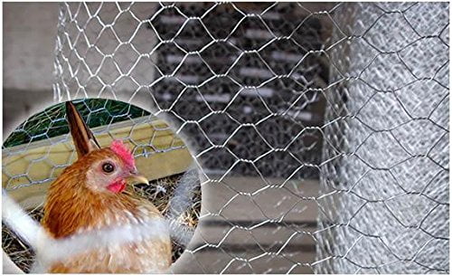 Chicken Wire Frame for Crafts Floral Netting 70 x 100 cm for Gardening Chicken Wire Fence Galvanized Hexagonal Fencing Wire 27.5 x 39.3 inch Poultry Fencing
