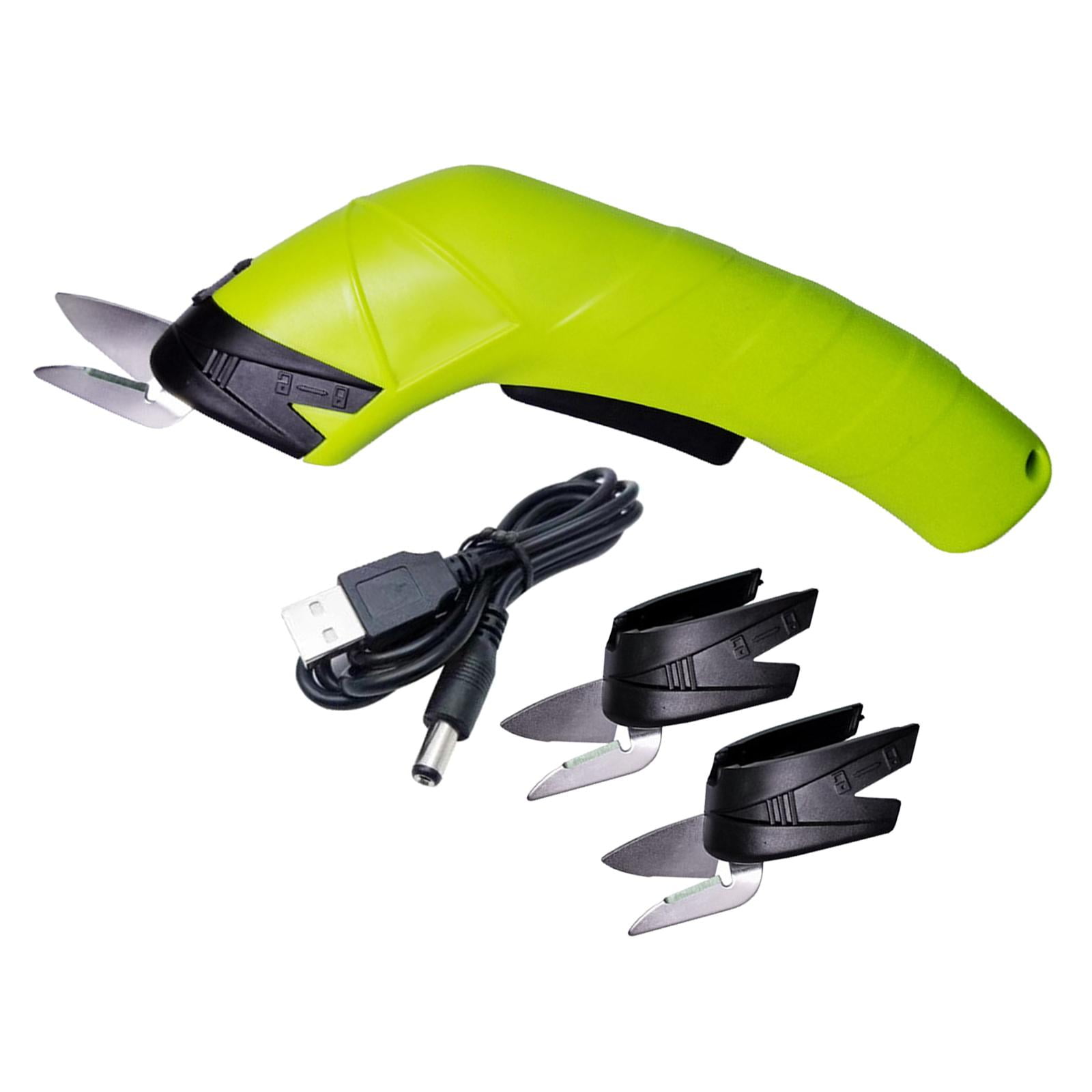 Wxqbjtam Fabric Cutter Cardboard Cutting Fabric Shears Cutting Tool Electric Scissors for Alloy 3 Head
