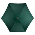thumbnail image 3 of 7.5ft Outdoor Patio Market Umbrella with Hand Crank Hunter Green, 3 of 6