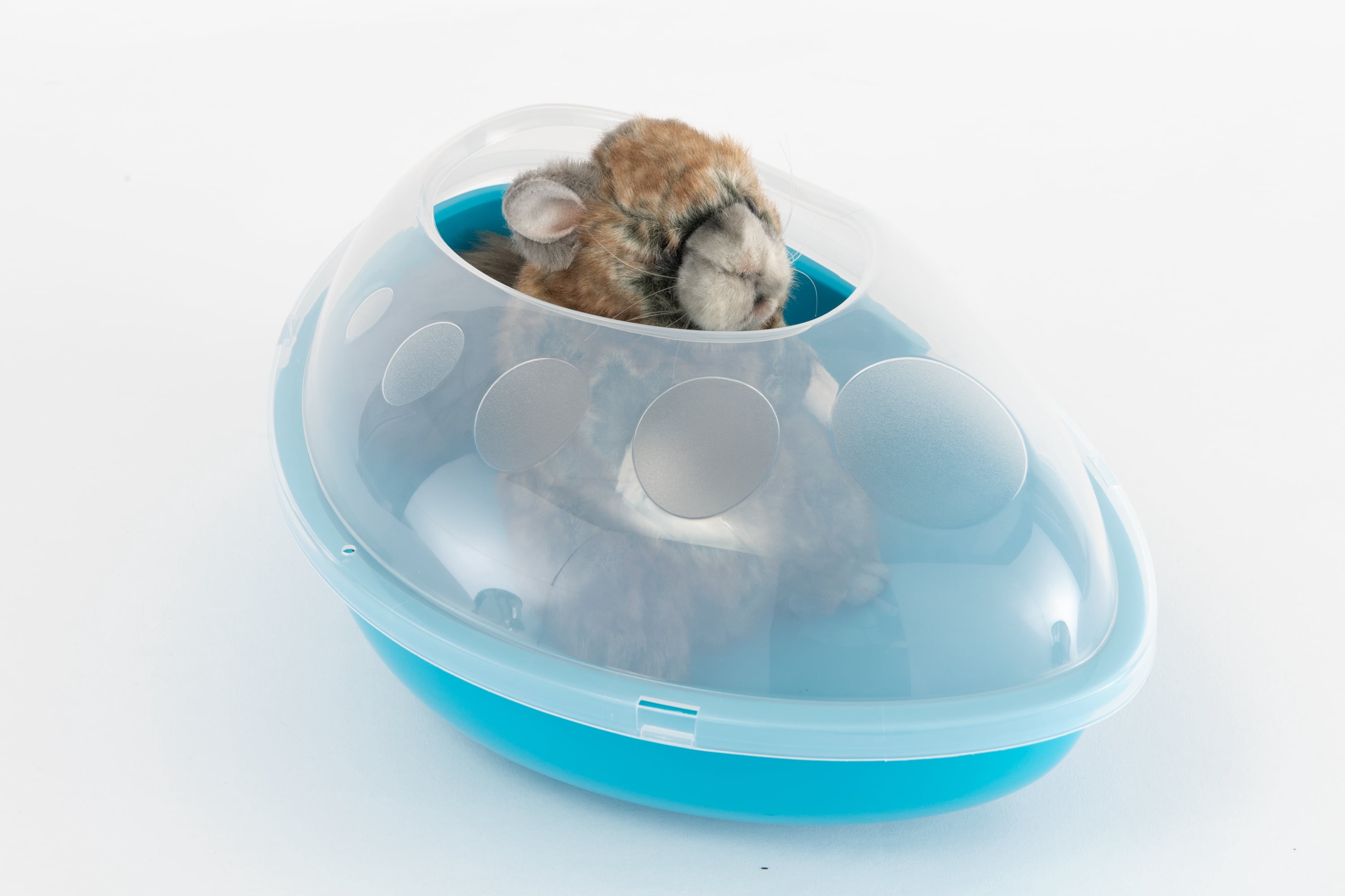 Happy Home Pet Products Durable Plastic Chinchilla Bathtub with Cleaning Feature