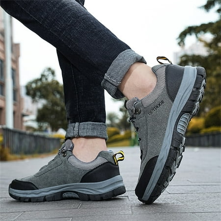 

Vedolay Mens Slip On Sneakers Sneakers for Men Platform Slip-ons Ladies Shoes Lightweight Gray 11