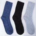 thumbnail image 3 of 6 Pairs Mens Fuzzy Socks Winter Slipper Fleece Socks Men, 3 of 5