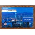 thumbnail image 3 of ArtToFrames 14.9x9.8 Inch - 38x25 CM Brown Puzzle Frame for 100 piece Puzzles.0.88 Inch Custom Wood Puzzle Frames, Honey Oak - Comes with Regular Glass, 3 of 6
