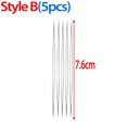 thumbnail image 1 of 5/50PCS Beading Needles Seed Beads Needles Big Eye DIY Beaded Collapsible Beading Pins Open Needles for Jewelry Making Tools, 1 of 5