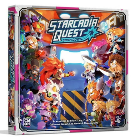 CMON Starcadia Quest Showdown Board Game Expansion | Intense Sci-Fi Battle Game | Expand with Heroes from Arcadia Quest | Family Game for 2-4 Players | Ages 14  | By CMON