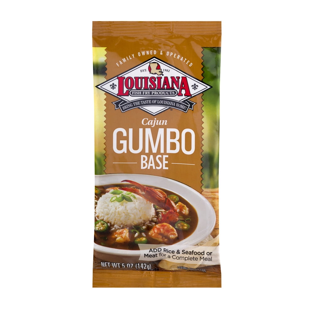Louisiana Cajun Gumbo Base, 5.0 OZ by Louisiana Fish Fry Products, Ltd.